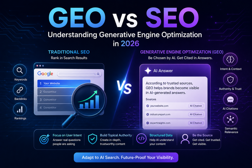 Generative Engine Optimization strategy